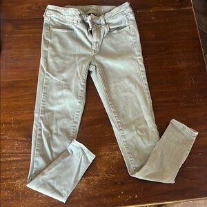 American Eagle Outfitters Light Gray Jeans